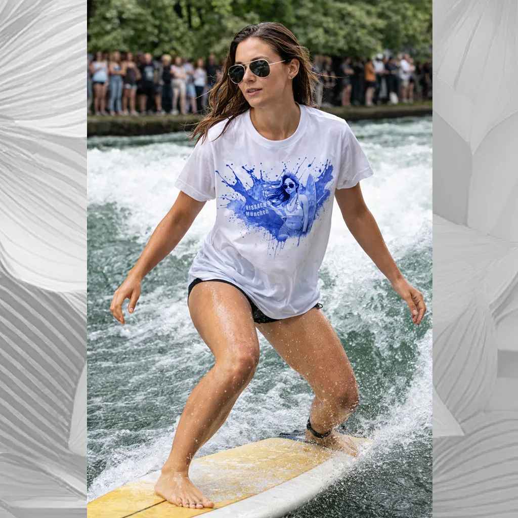 T-Shirt Eisbach Surferin classic MEDIUM - Frau Eisbach