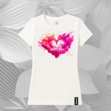 T-Shirt Münchner Herz (Motiv auf Vorderseite) / slim fit